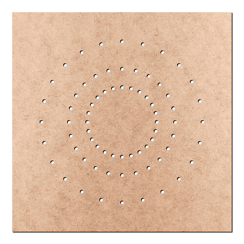 Recorte Placa Furos Circular / MDF 3mm