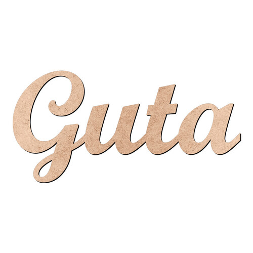 Recorte Guta Script Mt Std / MDF 3mm