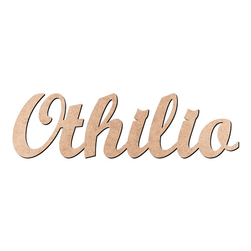 Recorte Othilio Script Mt Std / MDF 3mm
