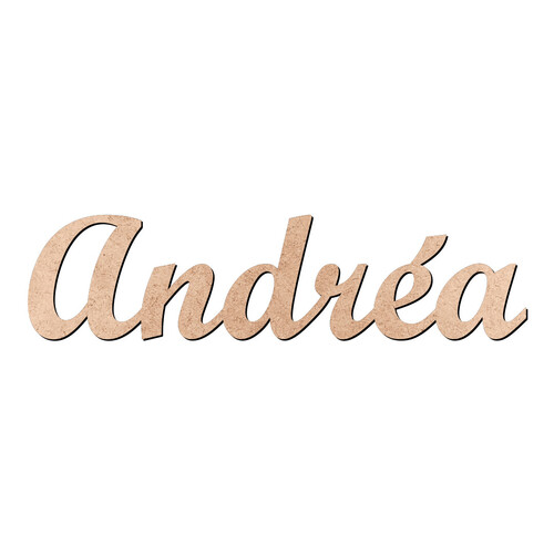 Recorte Andréa Script Mt Std / MDF 3mm