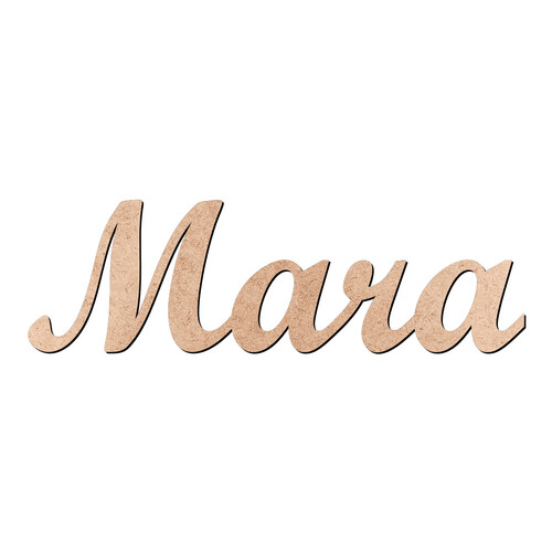 Recorte Mara Script Mt Std / MDF 3mm