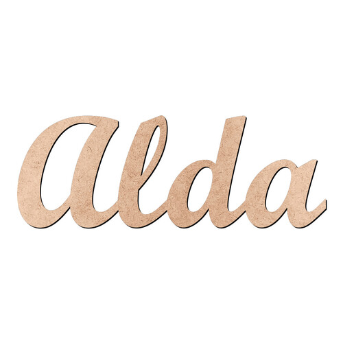 Recorte Alda Script Mt Std / MDF 3mm