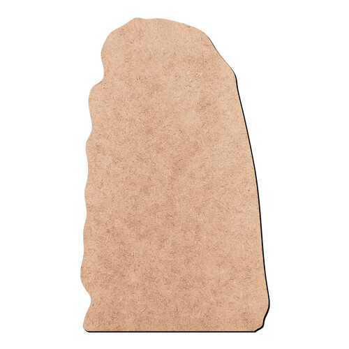 Recorte Placa Lisa Borda Irregular / MDF 3mm