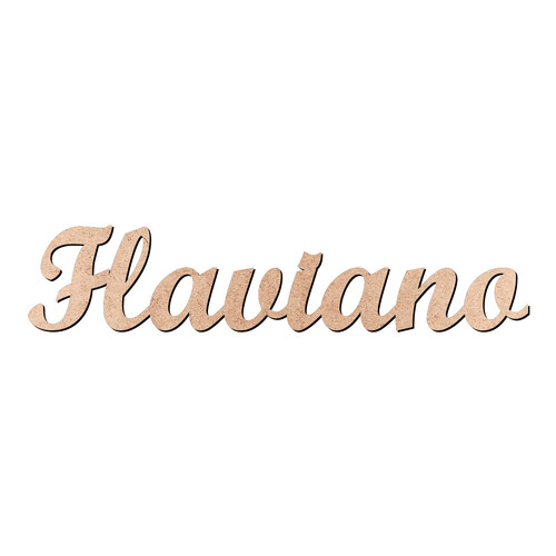 Recorte Flaviano Script Mt Std / MDF 3mm