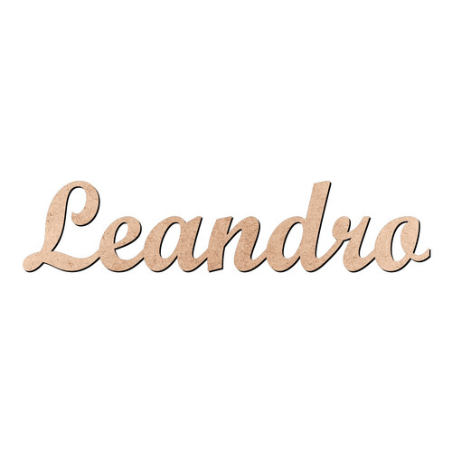 Recorte Leandro Script Mt Std / MDF 3mm
