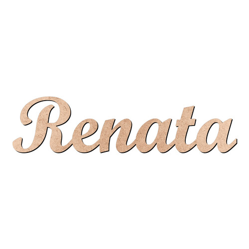 Recorte Renata Script Mt Std / MDF 3mm