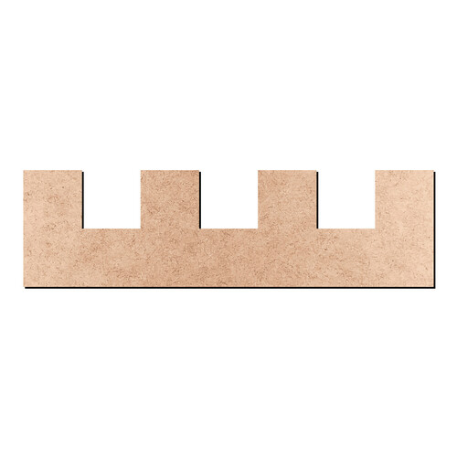 Recorte Telhado Castelo / MDF 3mm