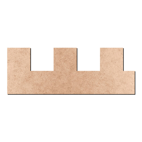 Recorte Telhado Castelo / MDF 3mm