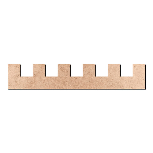 Recorte Telhado Castelo / MDF 3mm
