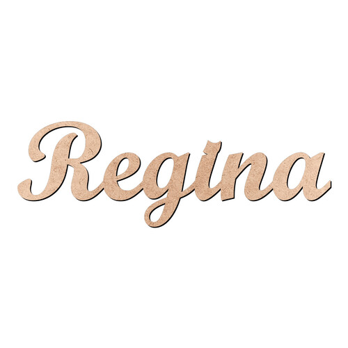 Recorte Regina Script Mt Std / MDF 3mm