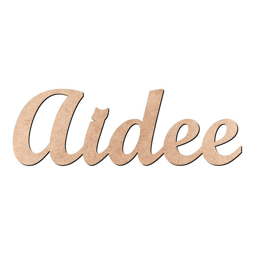 Recorte Aidee Script Mt Std / MDF 3mm