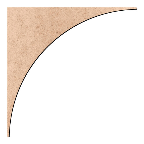 Recorte Cantoneira Pontas Finas / MDF 3mm