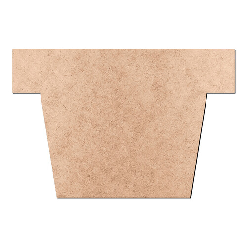 Recorte Vazo de Flor / MDF 3mm