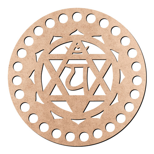 Recorte Base Chakra Anahata 10 cm / MDF 3mm
