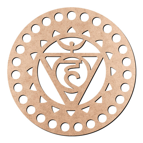 Recorte Base Chakra Vishudda 10 cm / MDF 3mm