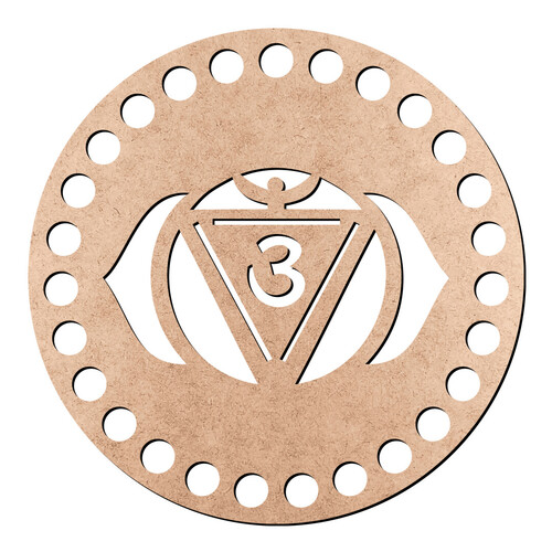 Recorte Base Chakra Ajna 10 cm / MDF 3mm
