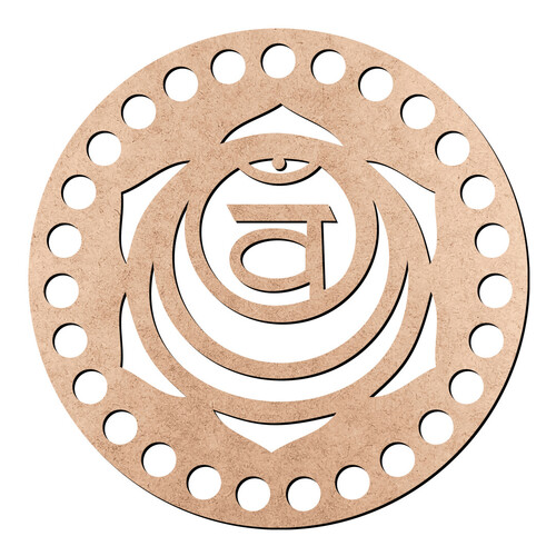 Recorte Base Chakra Swadhistana 10 cm / MDF 3mm