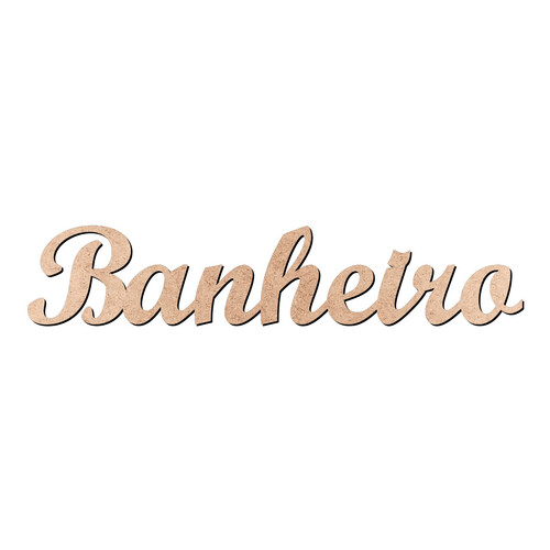 Recorte Banheiro Script Mt Std / MDF 3mm