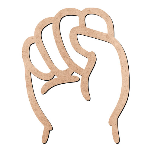 Recorte Letra S Libras / MDF 3mm