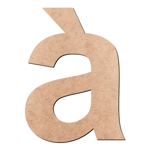 Recorte Letra à Arial / MDF 3mm