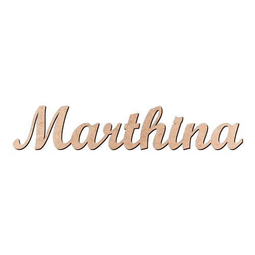 Recorte Marthina Script Mt Std / MDF 3mm