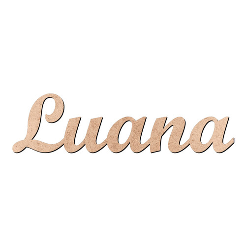 Recorte Luana Script Mt Std / MDF 3mm