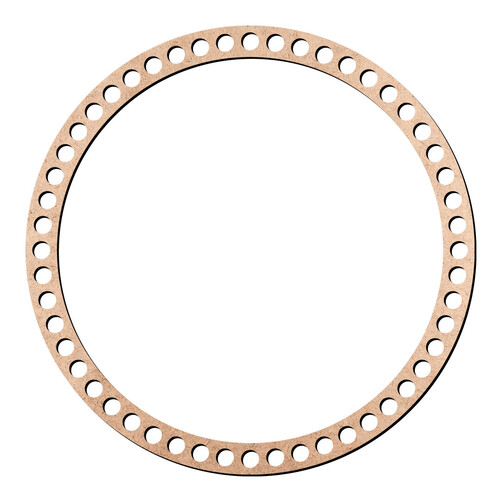 Recorte Base Aro Crochê 20 cm / MDF 3mm