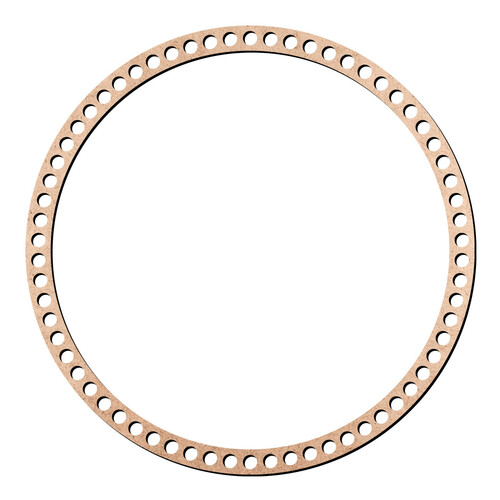 Recorte Base Aro Crochê 25 cm / MDF 3mm