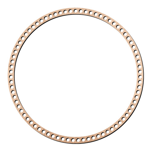 Recorte Base Aro Crochê 30 cm / MDF 3mm