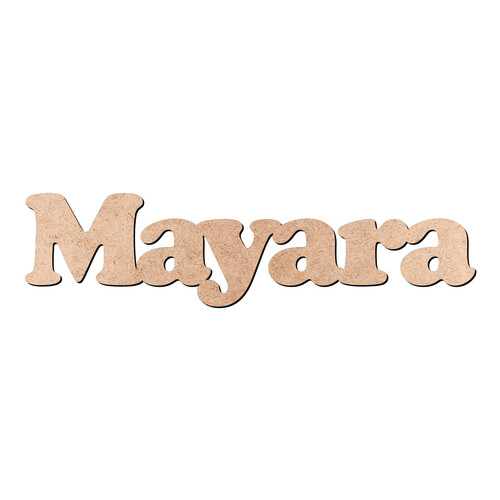 Recorte Mayara Cooper Black / MDF 3mm