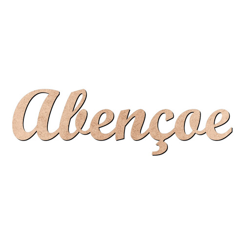 Recorte Abençoe Script Mt Std / MDF 3mm