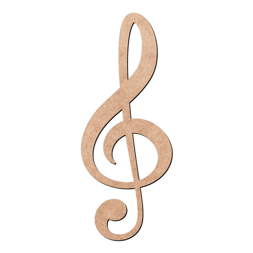 Recorte Nota Musical / MDF 3mm