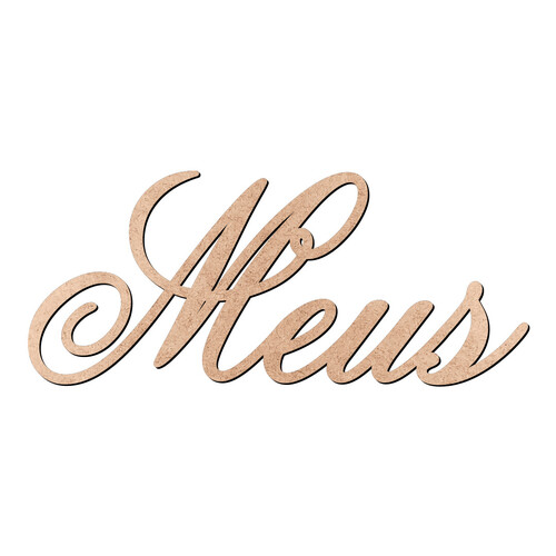 Recorte Meus Old Script / MDF 3mm