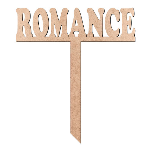 Recorte Enfeite de Cuia Romance / MDF 3mm