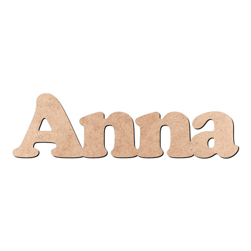 Recorte Anna Cooper Black / MDF 3mm