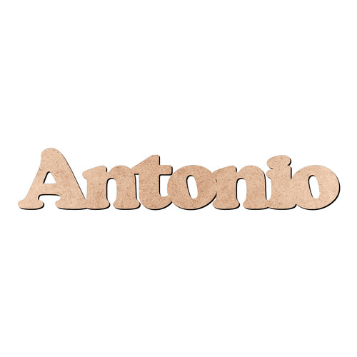 Recorte Antonio Cooper Black / MDF 3mm