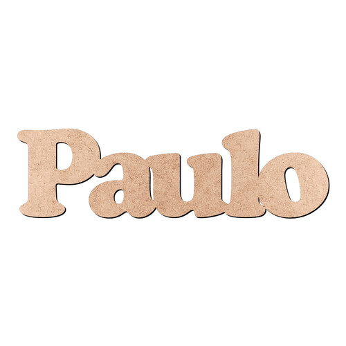 Recorte Paulo Cooper Black / MDF 3mm