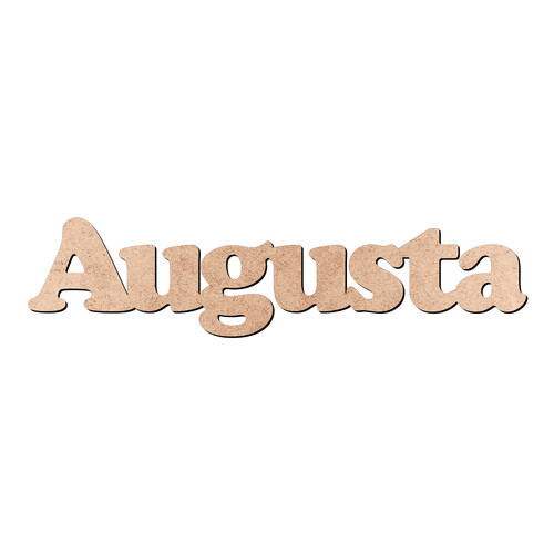 Recorte Augusta Cooper Black / MDF 3mm