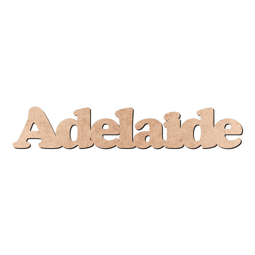 Recorte Adelaide Cooper Black / MDF 3mm