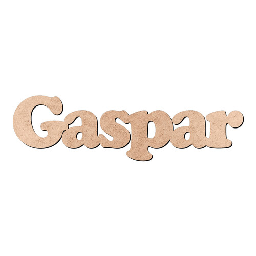 Recorte Gaspar Cooper Black / MDF 3mm