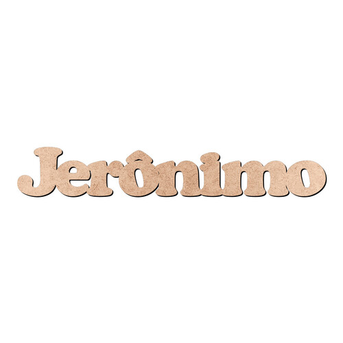 Recorte Jerônimo Cooper Black / MDF 3mm