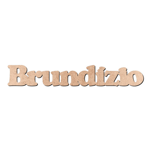 Recorte Brundízio Cooper Black / MDF 3mm