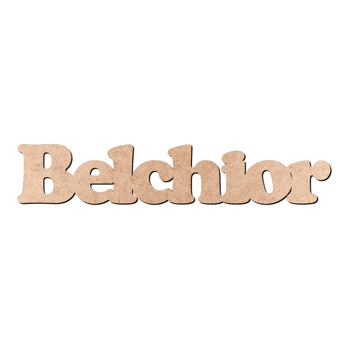 Recorte Belchior Cooper Black / MDF 3mm