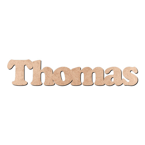 Recorte Thomas Cooper Black / MDF 3mm