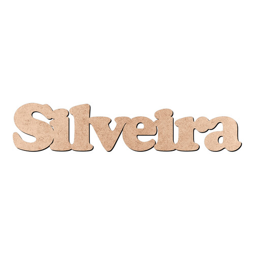 Recorte Silveira Cooper Black / MDF 3mm