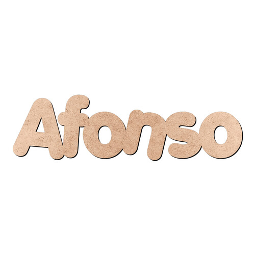 Recorte Afonso Porkys / MDF 3mm
