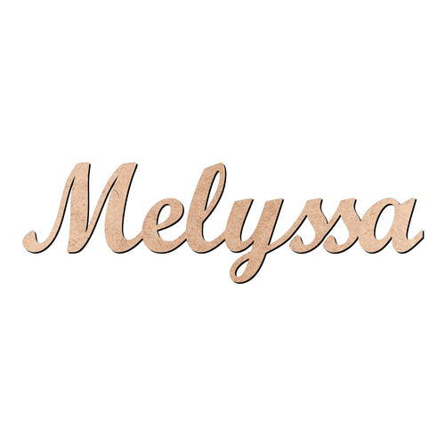 Recorte Melyssa Script Mt Std / MDF 3mm