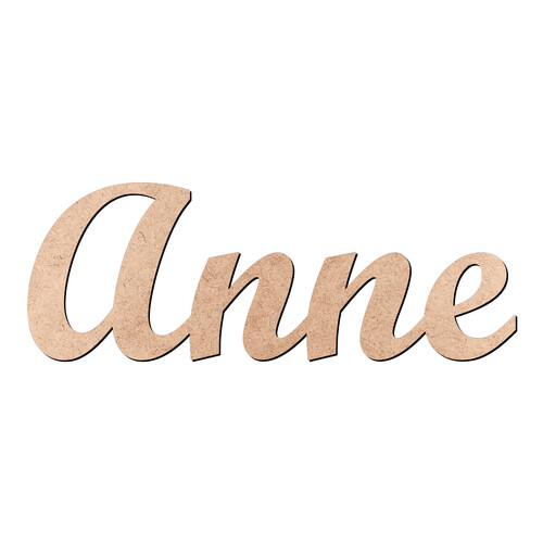 Recorte Anne Script Mt Std / MDF 3mm