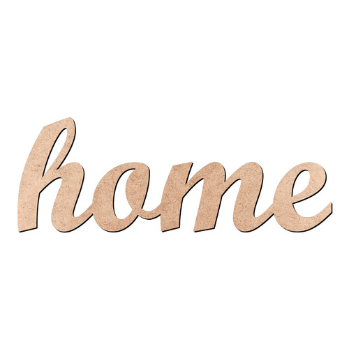 Recorte home Script Mt Std / MDF 3mm