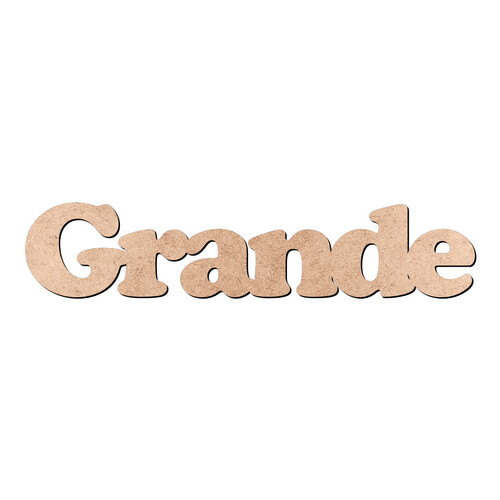 Recorte Grande Cooper Black / MDF 3mm